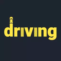 Dynamic Yellow Car and Tire Design Emphasizing Driving Logo Template