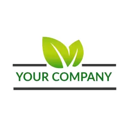 Eco-Friendly Green Leaf Design Promoting Environment Awareness Logo Template
