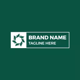Eco-Friendly Green Logo Promoting Sustainable Recycle Practices Logo Template