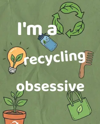 Eco-Friendly Recycling Awareness Poster Template