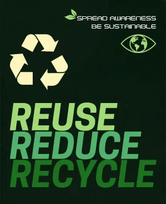 Eco-Friendly Recycling Promotion Poster Template