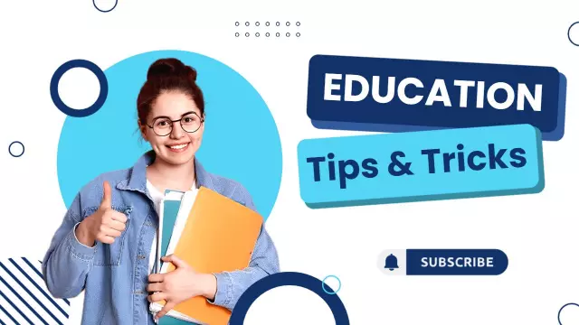 Education Tips and Tricks Study Guide YouTube Thumbnail Template