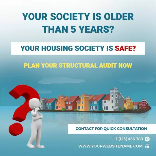 Effective Housing Society Safety Audit Promotion Ad Template