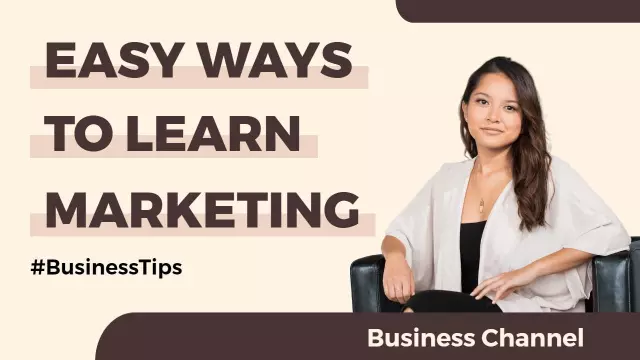 Effective Marketing Tips for Business Success YouTube Thumbnail Template