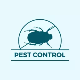 Effective Pest Control Services Illustrated With Insect Graphic Logo Template