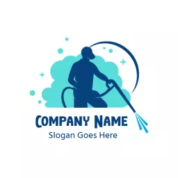 Effortlessly Clean Surfaces with Professional Pressure Washing Logo Template