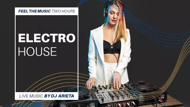 Electro House DJ Performance Live Music YouTube Thumbnail Template