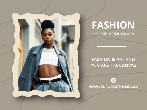 Elegant Beige Fashion Product Showcase Presentation Template