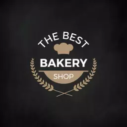 Elegant Black and Beige Design for Your Bakery Logo Template