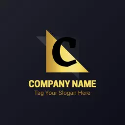 Elegant Black and Gold Design for Royal Branding Logo Template