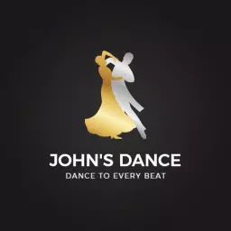 Elegant Black and Gold Partnership Embodying Dance Logo Template