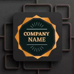 Elegant Black and Gold Royal Emblem for Business Logo Template