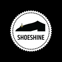 Elegant Black and White Design Showcasing Shoeshine Logo Template