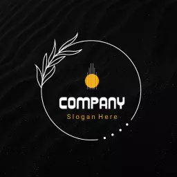 Elegant Black and Yellow Design Celebrating Jazz Music Logo Template
