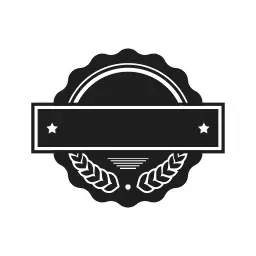 Elegant Black Circle Design Perfect for Branding Logo Template