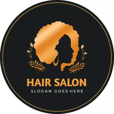 Elegant Black Hair Braiding Salon Business Card Template