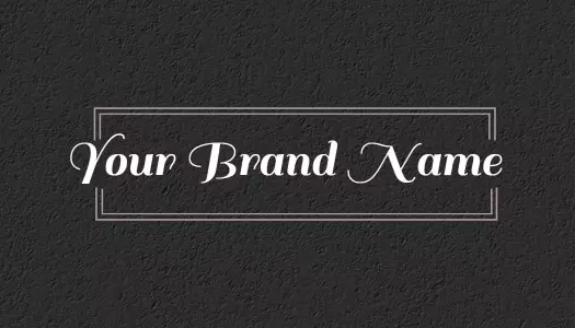 Elegant Black Minimalist Design Consultant Visiting Card Template