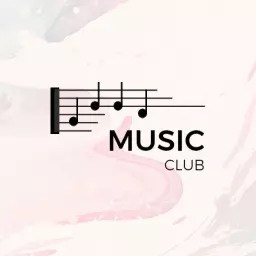 Elegant Black Musical Notes Design for Music Club Logo Template