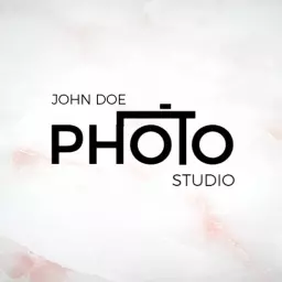 Elegant Black Typography Design for Professional Photography Logo Template