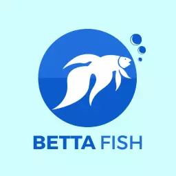 Elegant Blue Betta Fish Design Ideal for Aquatic Logo Template
