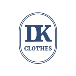 Elegant Blue Monogram Design Showcasing Clothing Brand Logo Template