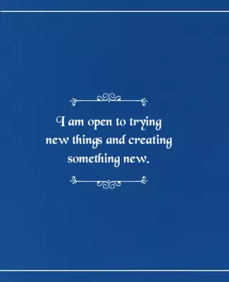 Elegant Blue Motivational Quote Inspiration Poster Template