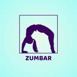 Elegant Blue Yoga Silhouette Emphasizing Flexibility Logo Template