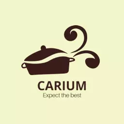 Elegant Brown Cookware Design Showcasing Restaurant Delights Logo Template