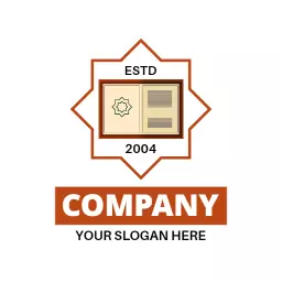 Elegant Brown Quran Design Showcasing Cultural Heritage Logo Template