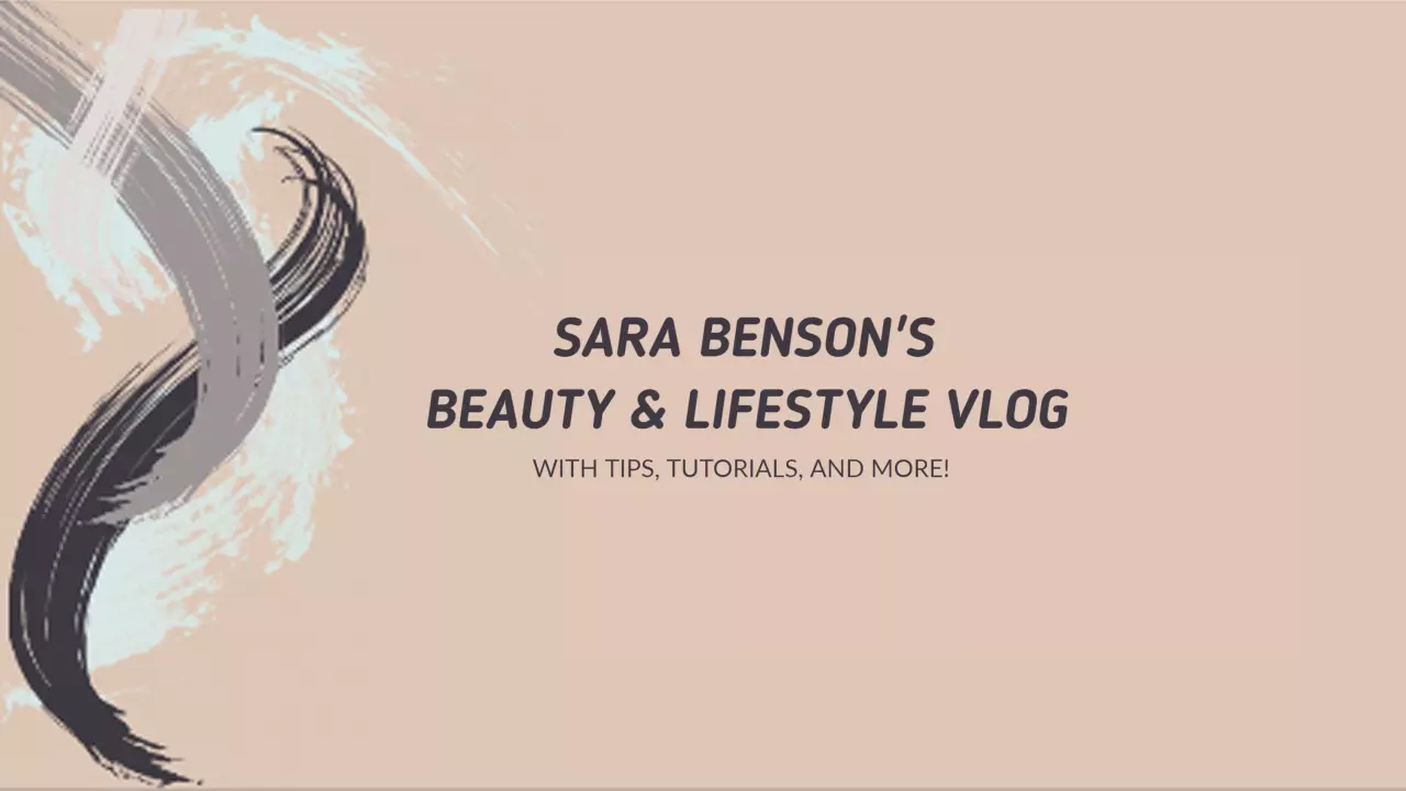 Elegant Brush Stroke Design in Soft Pink for Beauty Banner Template