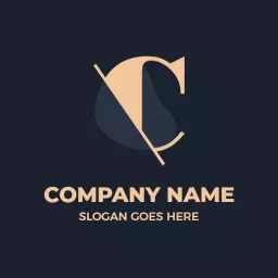 Elegant C Letter Design Representing Modern Branding Logo Template