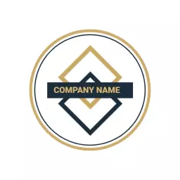 Elegant Circle Design Featuring Stylish Geometric Shapes Logo Template