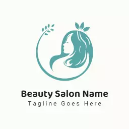 Elegant Circular Design Celebrating Natural Beauty Logo Template