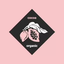 Elegant Cocoa Bean Design Showcasing Organic Ingredients Logo Template