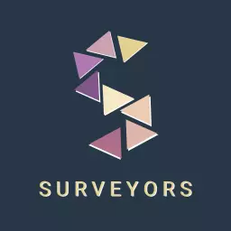 Elegant Colorful Triangle Design for Professional Surveyors Logo Template