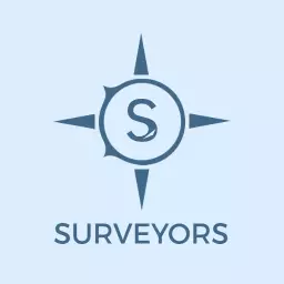 Elegant Compass Design Featuring Surveyors Services Logo Template