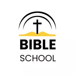 Elegant Cross and Sunshine Design for Bible School Logo Template