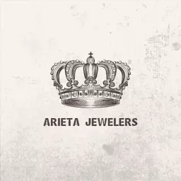 Elegant Crown Design for Luxury Jewelry Sketch Logo Template