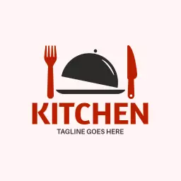 Elegant Culinary Presentation in a Modern Kitchen Logo Template