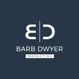 Elegant Dark Blue and White Design for Marketing Purposes Logo Template