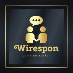 Elegant Dark Theme with Friendly Communication Design Logo Template
