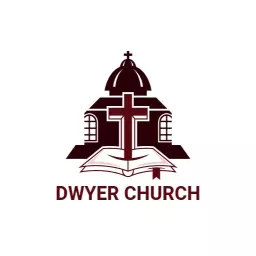 Elegant Design of a Church with Cross Symbolizing Faith Logo Template