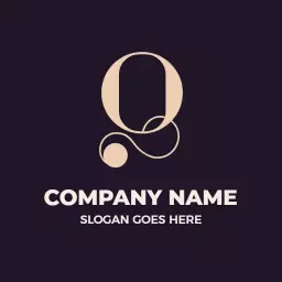 Elegant Design Showcasing a Q Letter for Branding Logo Template