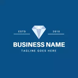 Elegant Diamond Design Representing Premium Business Brand Logo Template