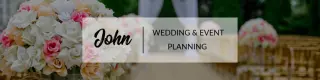 Elegant Floral Arrangements for Romantic Wedding Banner Template