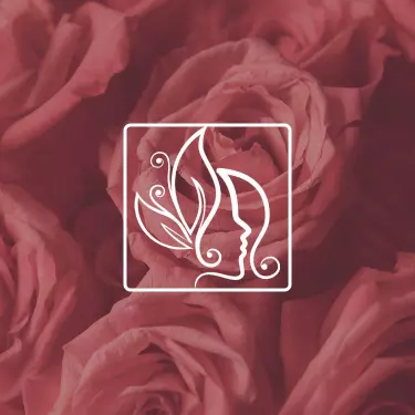 Elegant Floral Beauty and Wellness Spa Business Card Template