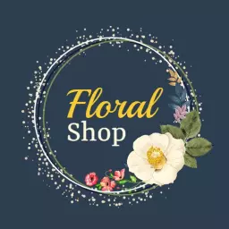Elegant Floral Design for a Cozy Florist Shop Logo Template