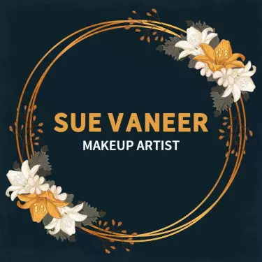 Elegant Floral Design for Makeup Artist Business Card Template