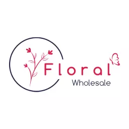 Elegant Floral Design Showcasing Wholesale Products Logo Template