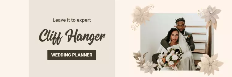 Elegant Floral Design with Romantic Couple Wedding Banner Template